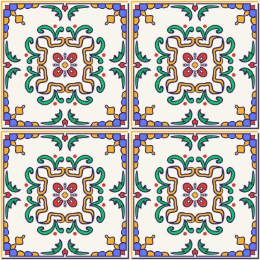 Vektör sorunsuz doku. Güzel renkli desen tasarım ve moda dekoratif elemanları ile için