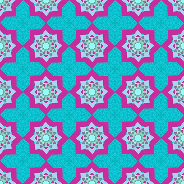 Vektör sorunsuz doku. Mozaik süsler ile Arap Müslüman geometrik desen