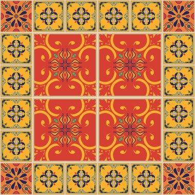 Vektör sorunsuz doku. Güzel renkli desen tasarım ve moda dekoratif elemanları ile için