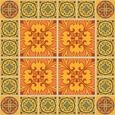 Vektör sorunsuz doku. Güzel renkli desen tasarım ve moda dekoratif elemanları ile için