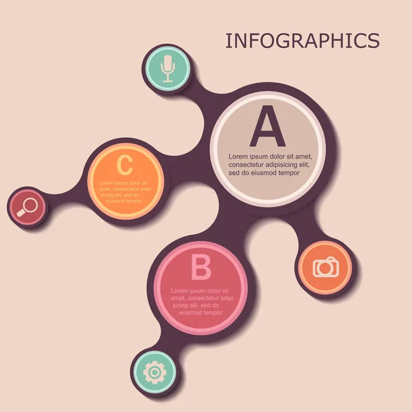 Infographic design — Stock Vector