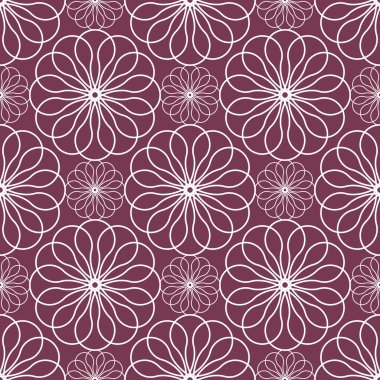 Soyut çiçek gökadasında desen