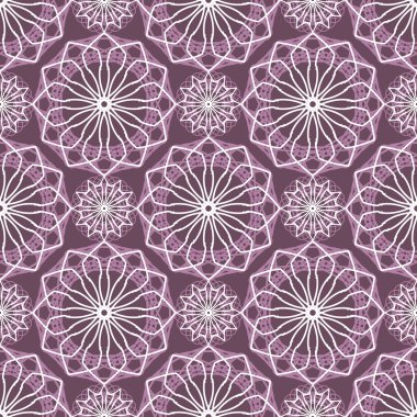 Soyut çiçek gökadasında desen