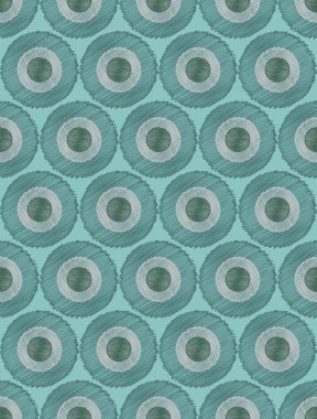 Karalama daireler soyut desen