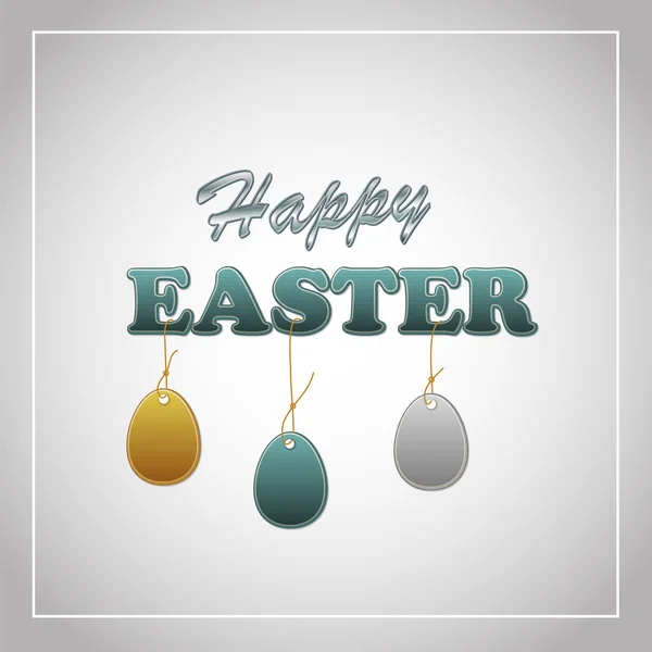 Happy Easter streszczenie powitanie karta — Wektor stockowy