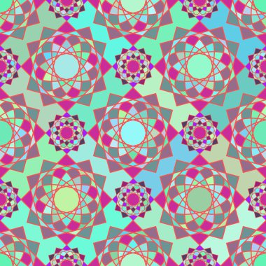 Soyut mozaik gökadasında desen