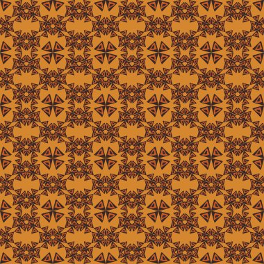 Hand drawn pattern in boho style