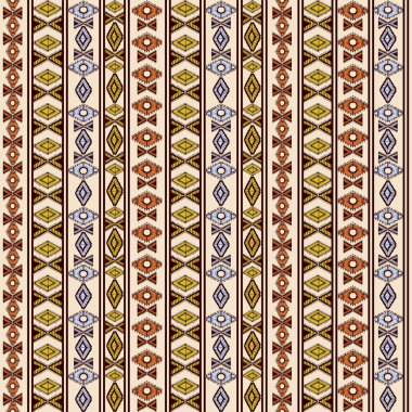 Elle çizilmiş etnik kabile desen