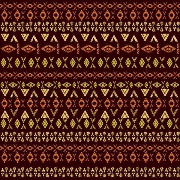 Patrón étnico tribal — Vector de stock