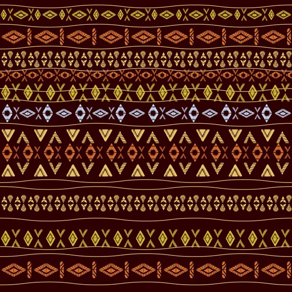 Etniska tribal mönster — Stock vektor