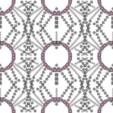 Boho tarzı etnik kabile desen