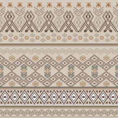 Etnik kabile geometrik desen
