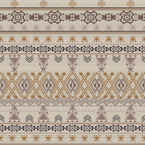 Modèle géométrique tribal ethnique — Image vectorielle