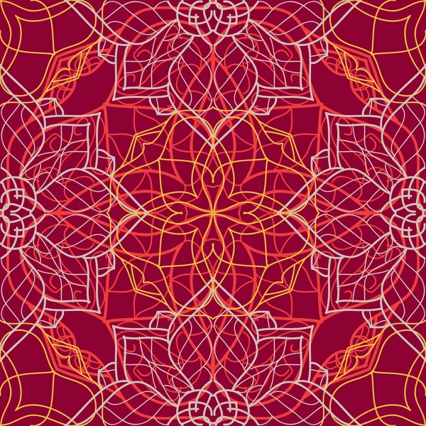 Винтажный орнаментальный узор с легкими декоративными элементами — стоковый вектор