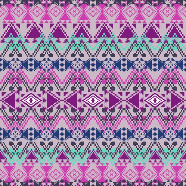 Ethnic tribal geometric pattern — Stock Vector