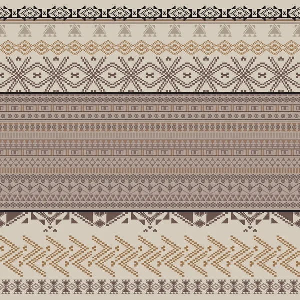 Modèle géométrique tribal ethnique — Image vectorielle