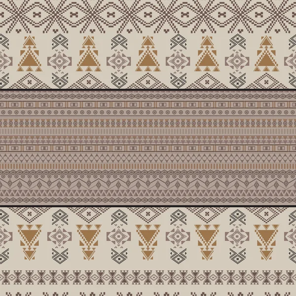 Modèle géométrique tribal ethnique — Image vectorielle