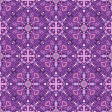 Dekoratif simetrik süsleme ile desen