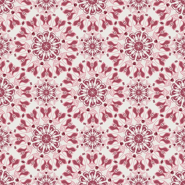 Texture vectorielle transparente dans un style romantique. Motif avec ornement décoratif floral — Image vectorielle