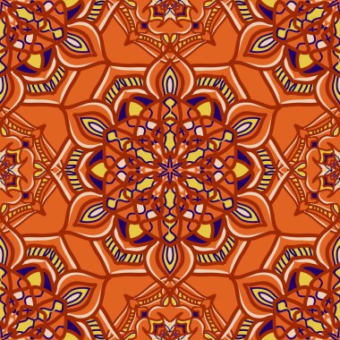 Vektör sorunsuz doku. Güzel renkli desen tasarım ve moda dekoratif elemanları ile için