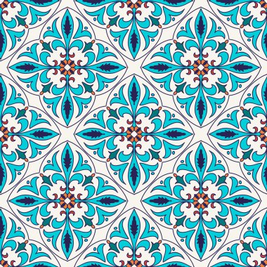 Vektör sorunsuz doku. Güzel renkli desen tasarım ve moda dekoratif elemanları ile için