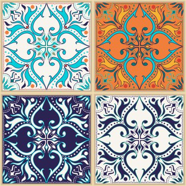 Vektör sorunsuz doku. Güzel renkli desen tasarım ve moda dekoratif elemanları ile için