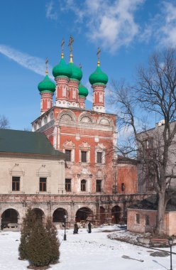 Rusya. Vysokopetrovsky Manastırı, Moskova.