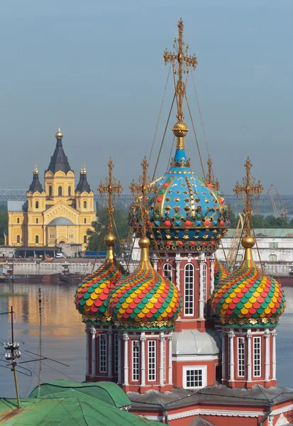 Russland. Tempel von Nischni Nowgorod. — Stockfoto