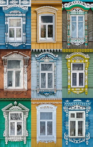 Russland. die Fenster der Stadt suzdal. — Stockfoto