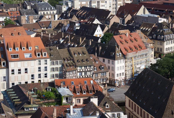Krásné město Strasbourg v Alsasku ve Francii — Stock fotografie