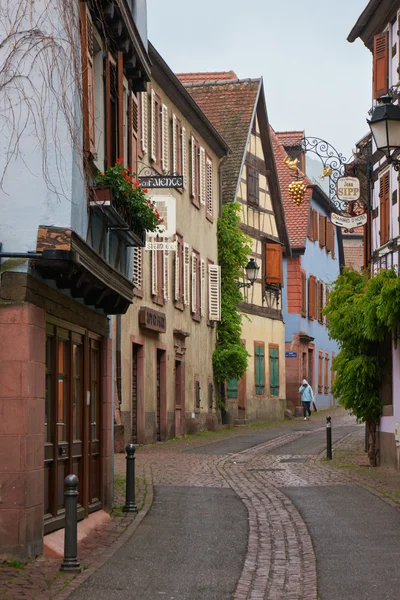 Trasa podróży wina we Francji. La route des vins. — Zdjęcie stockowe