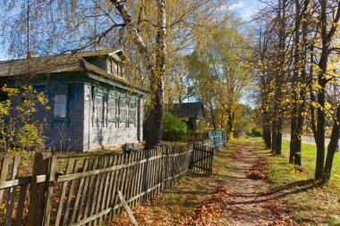 Rus kırsalında Güz.