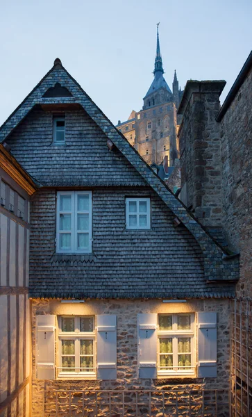 En Francia. Mont Saint-Michel en invierno . —  Fotos de Stock