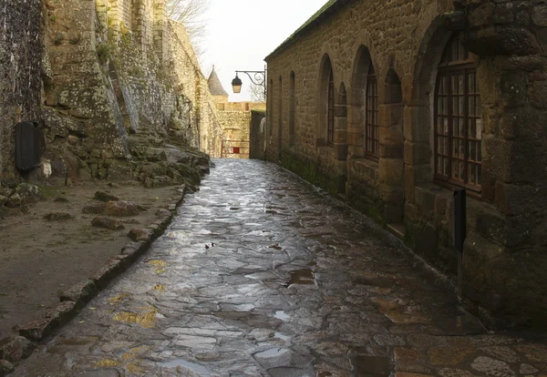 En Francia. Mont Saint-Michel en invierno . — Foto de Stock