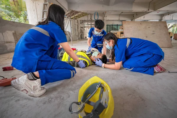 First aid for head injuries and Considered for all trauma incidents of worker in work. First aid training to transfer patient, loss of feeling or loss of normal movement.