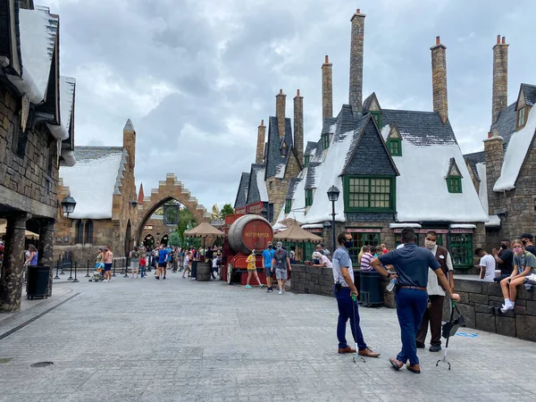 Orlando Usa Buitenkant Van Hogsmeade Harry Potter Themagebied Universal Studios — Stockfoto