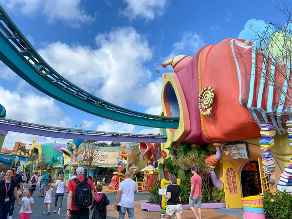 Orlando Usa February 2020 Suess Cat Hat Area Universal Studios — Stock Photo, Image