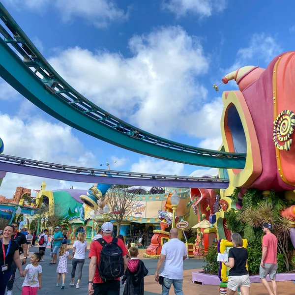 Orlando Usa Febrero 2020 Suess Cat Área Sombreros Parque Temático — Foto de Stock