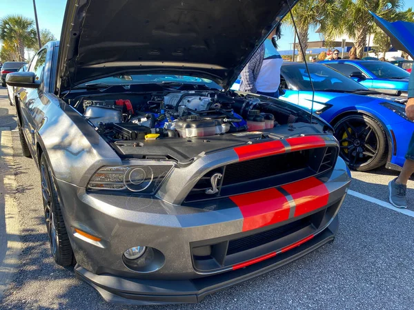 Orlando Usa Mars 2020 Une Shelby Cobra Dans Une Voiture — Photo