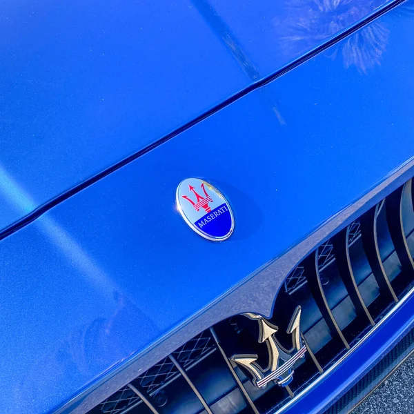 Орландо Штат Флорида Сша Марта 2020 Года Капот Автомобиля Maserati — стоковое фото