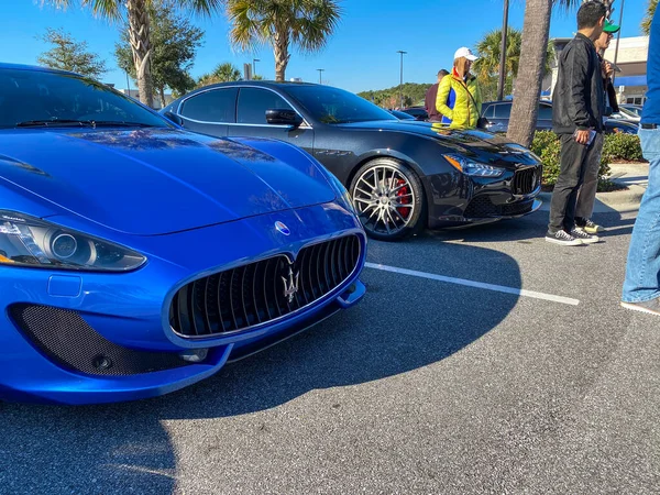 Orlando États Unis Mars 2020 Jaguar Maserati Voitures Dans Libre — Photo