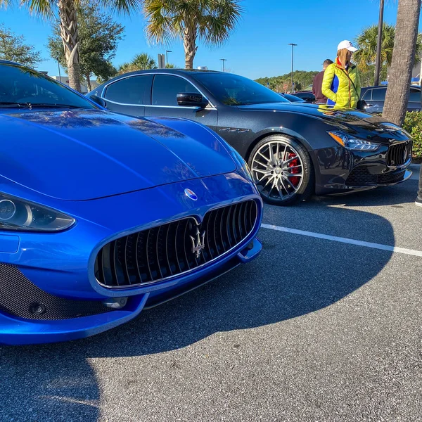 Орландо Штат Флорида Сша Марта 2020 Года Автомобили Honda Maserati — стоковое фото