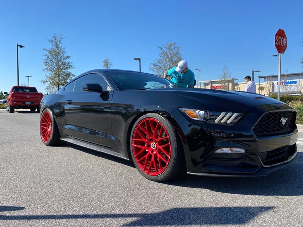 Orlando États Unis 1Er Mars 2020 Une Ford Mstang Inscrit — Photo