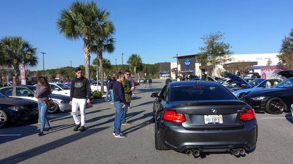 Orlando Marzo 2020 Automóvil Bmw Espectáculo Coches Café Gratuito Para — Foto de Stock