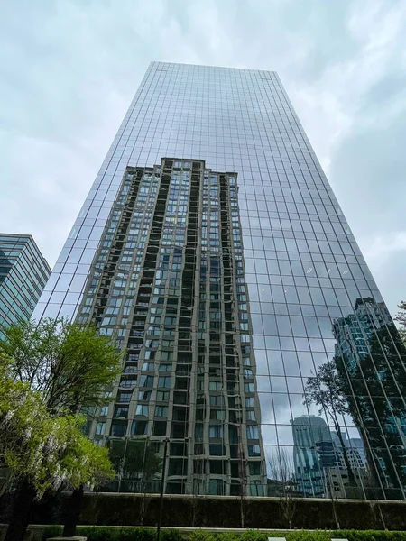 Atlanta Usa Maart 2021 Condominiums Bedrijfsgebouwen Het Buckhead District Van — Stockfoto