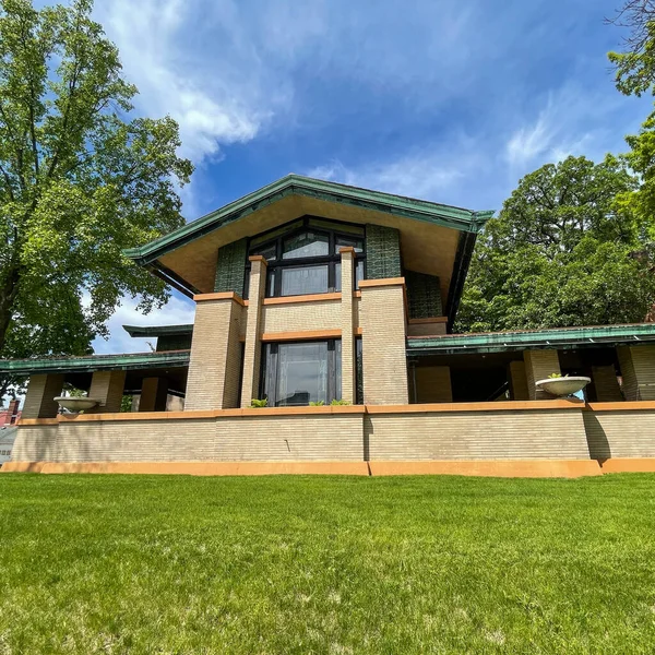 Springfield Usa Maj 2021 Dana Thomas House Frank Lloyd Wright — Stockfoto