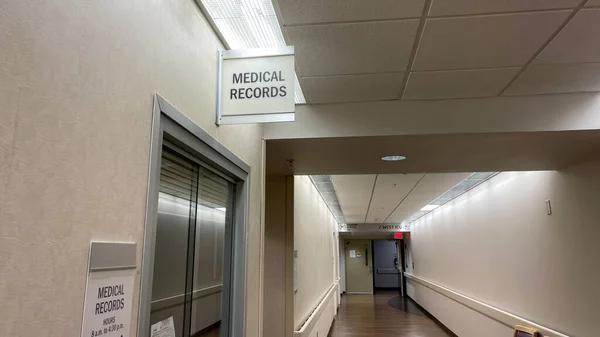 Atlanta Usa Marzo 2021 Piedmont Hospital Medical Records Department Atlanta — Foto Stock