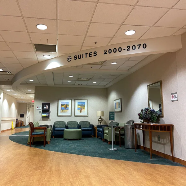 Atlanta Usa Marzo 2021 Una Sala Attesa Dell Ospedale Piemonte — Foto Stock