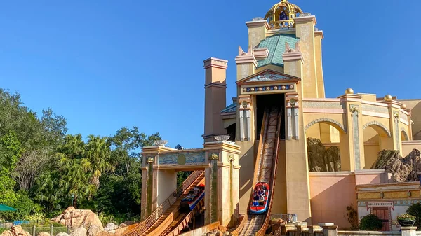 Orlando Eua Dezembro 2019 Viagem Para Atlantis Roller Coaster Passeio — Fotografia de Stock