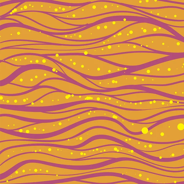 Vector bright and colorful pattern with purple horizontal waves — Stock Vector